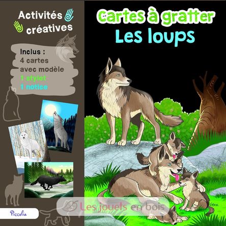 Scratch Art The wolves PI-7591 Piccolia 1