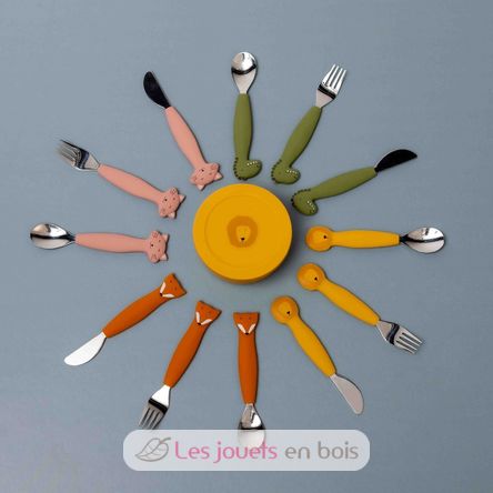 Silicone cutlery set 3-pack Mr Fox TX-96-448 Trixie 3