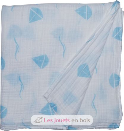 Maxi muslin wrap - Little boat LLJ-121-000-012 Lulujo 1