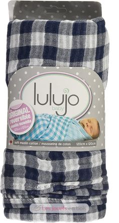 Maxi Reversible swaddle - Navy LLJ-121-003-001 Lulujo 4