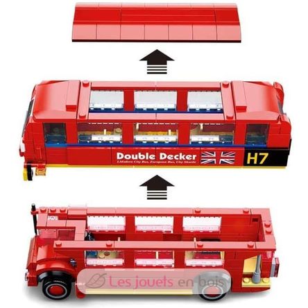 Model Bricks - London Bus SL-M38-B0708 Sluban 5