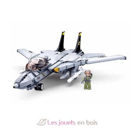 Model Bricks - Modern Jet Fighter SL-M38-B0755 Sluban 2