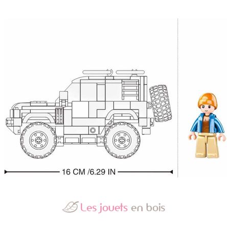 Model Bricks - English SUV Attacker SL-M38-B1015 Sluban 4