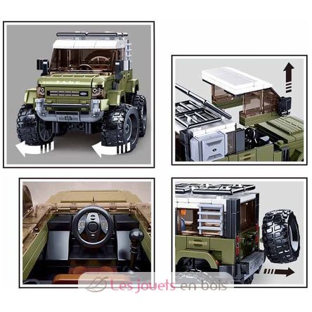 Model Bricks - English SUV Attacker SL-M38-B1015 Sluban 5