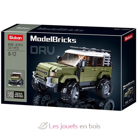 Model Bricks - English SUV Attacker SL-M38-B1015 Sluban 1