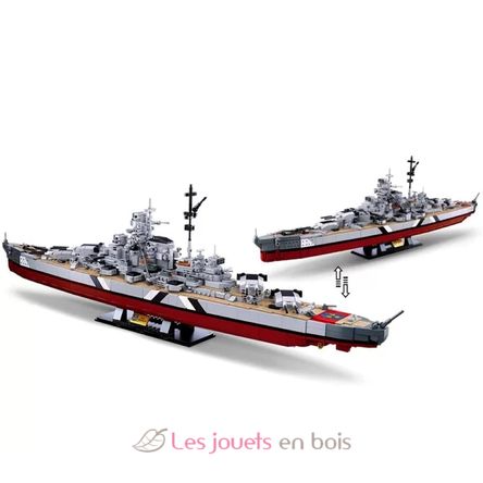 Model Bricks - Bismarck Battleship SL-M38-B1102 Sluban 3