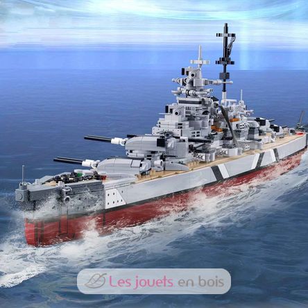 Model Bricks - Bismarck Battleship SL-M38-B1102 Sluban 6