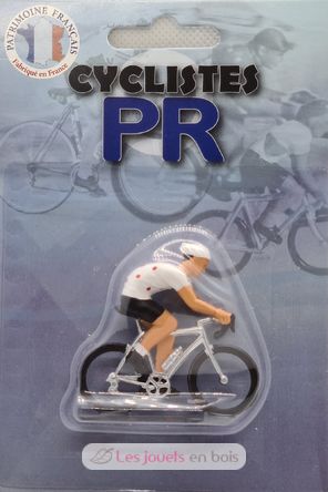 Cyclist figure M Polka dot jersey FR-M6 Fonderie Roger 1