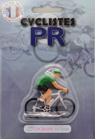 Cyclist figure M Green jersey best sprinter FR-M9 Fonderie Roger 1