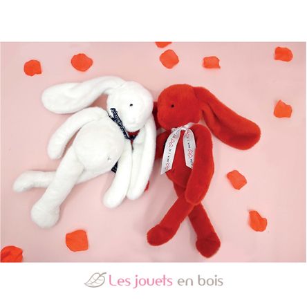 Méloé Rabbit Plush Toy 37cm - White MA0240 Maïlou Tradition 4