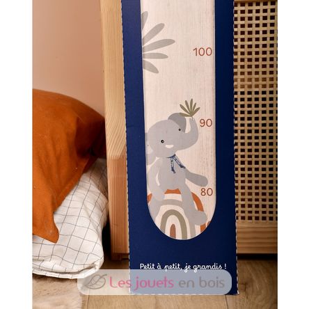 Wooden Height Chart Jungle Elephant MA0263 Maïlou Tradition 3