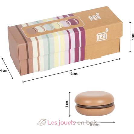Macaroons in wood Fresh LE12828 Small Foot company 2