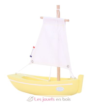 Boat Le Misainier yellow 22cm TI-N205-MISAINIER-JAUNE Tirot 1