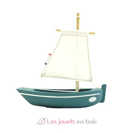 Boat Le Misainier green abyss 22cm TI-N205-MISAINIER-VERT-ABYSSES Tirot 1