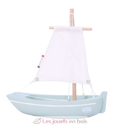 Boat Le Misainier sea green 22cm TI-N205-MISAINIER-VERT-EAU Tirot 1