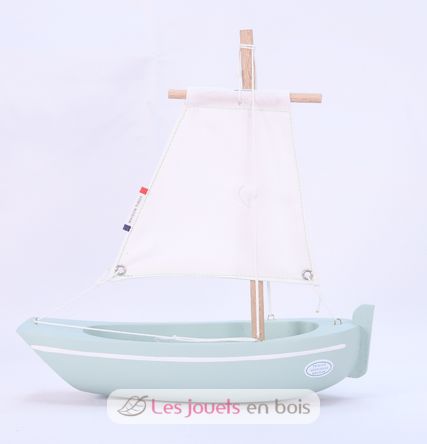Boat Le Misainier sea green 22cm TI-N205-MISAINIER-VERT-EAU Tirot 2