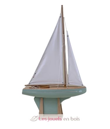 Sailboat Le Beajour sea green 40cm TI-N702-BEAJOUR-VERT-EAU-40 Tirot 1