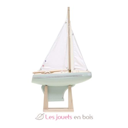 Sailboat Le Beajour sea green 30cm TI-N700-BEAJOUR-VERT-EAU-30 Tirot 1