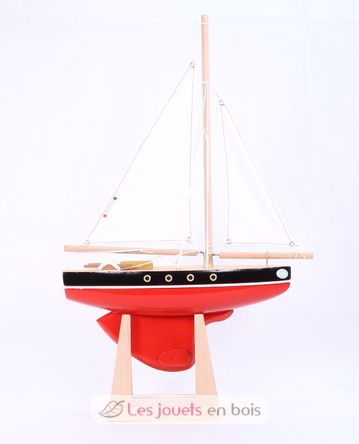 Sailboat Le Tirot red 30cm TI-N500-TIROT-ROUGE-30 Tirot 2