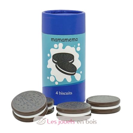 Wooden cocoa biscuits 4 pcs As-85437 Mamamemo 1
