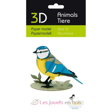 3D Paper model - Blue tit FR-11764 Fridolin 3
