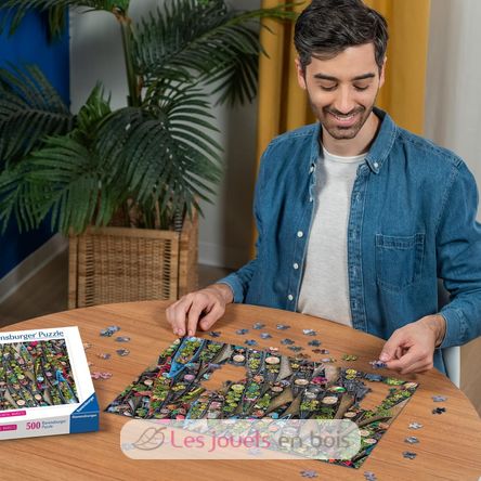 Puzzle Floating market in Indonesia 500 pcs RAV12001813 Ravensburger 4