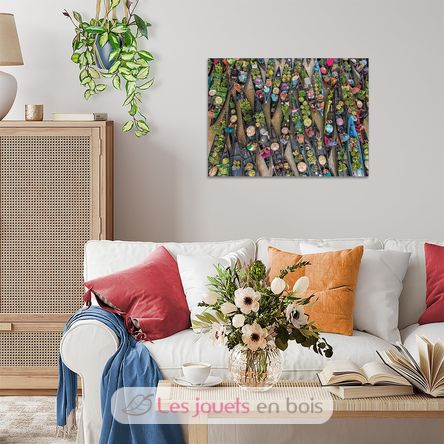 Puzzle Floating market in Indonesia 500 pcs RAV12001813 Ravensburger 5