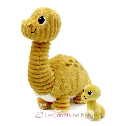 Diplodocus plush toy mother and her baby DE76300 Les Déglingos 1