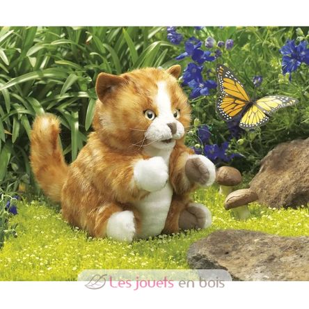 Handpuppet Tabby Kitten FO-2845 Folkmanis 3