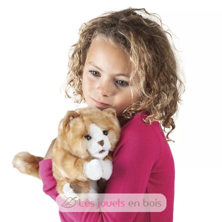 Handpuppet Tabby Kitten FO-2845 Folkmanis 2