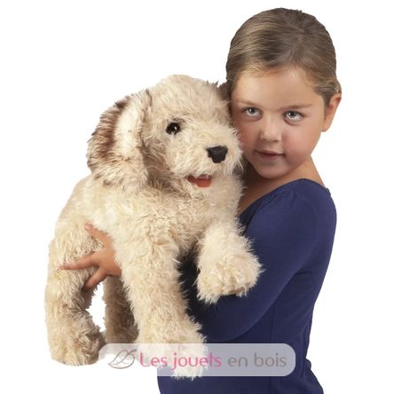 Handpuppet Labradoodle dog FO-3136 Folkmanis 2
