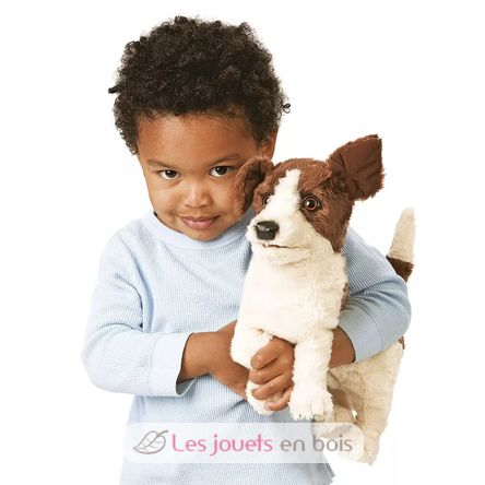 Handpuppet Jack Russel Terrier dog FO-2848 Folkmanis 3
