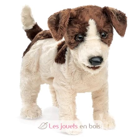Handpuppet Jack Russel Terrier dog FO-2848 Folkmanis 1