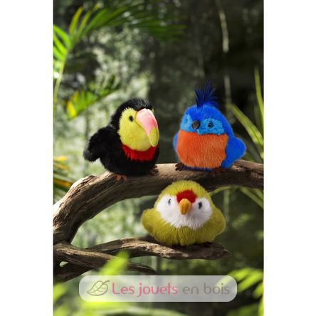 Royal Parrot bird plush toy 15 cm HO3438 Histoire d'Ours 7