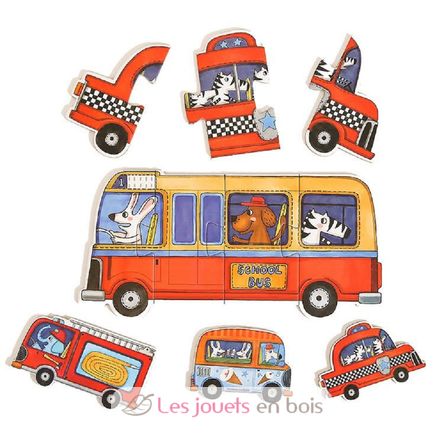 My First Puzzle Car Family MD0077 Mideer 3