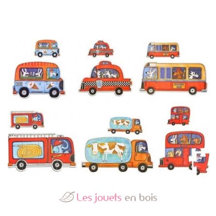 My First Puzzle Car Family MD0077 Mideer 5