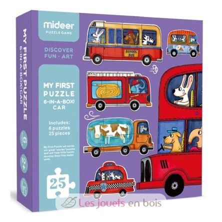 My First Puzzle Car Family MD0077 Mideer 1