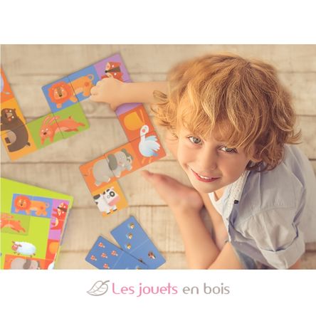 Domino Puzzle Zoo Pals MD3044 Mideer 6