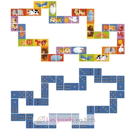 Domino Puzzle Zoo Pals MD3044 Mideer 2
