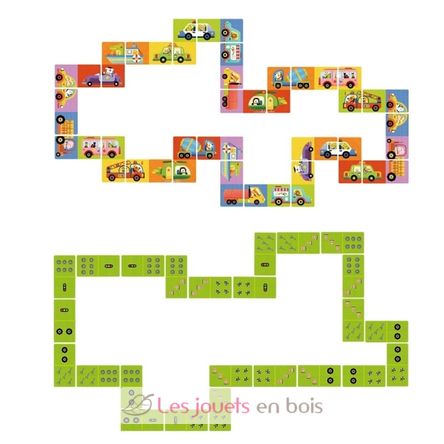 Domino Puzzle Traffic MD3057 Mideer 3