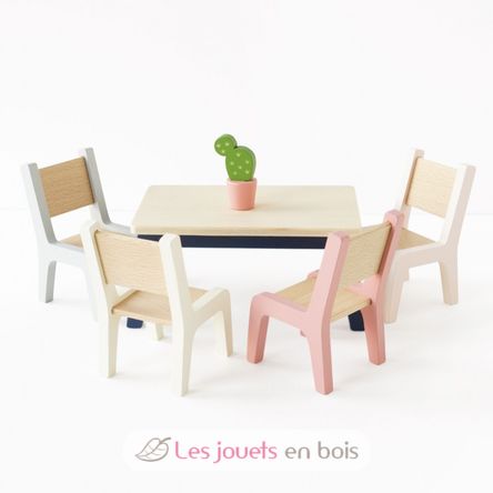 Complete furniture set for dolls house TV-ME040 Le Toy Van 7