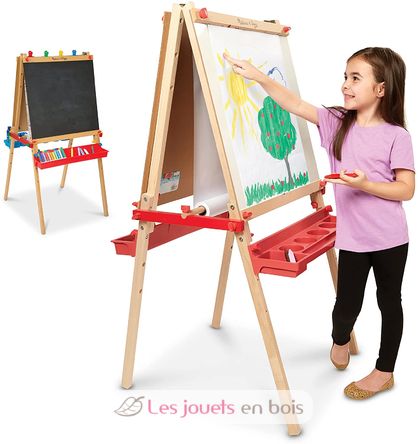 Deluxe Wooden Standing Art Easel MD-11282 Melissa & Doug 5