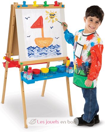 Deluxe Wooden Standing Art Easel - Melissa & Doug