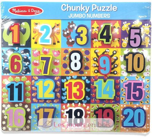 Jumbo Numbers Chunky Puzzle MD13832 Melissa & Doug 5