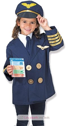 Pilot Role Play Costume Set MD18500 Melissa & Doug 3