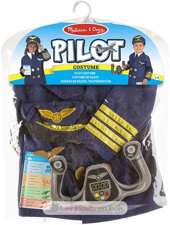 Pilot Role Play Costume Set MD18500 Melissa & Doug 5