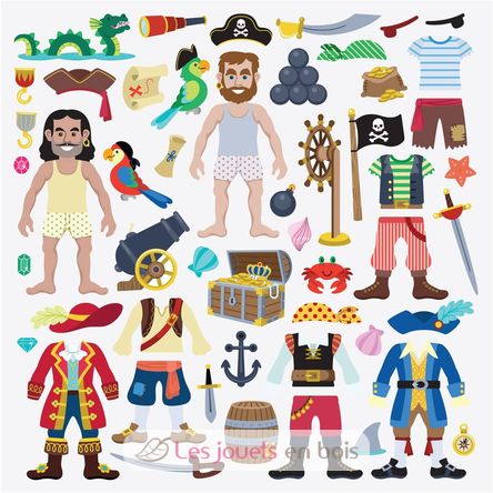 Puffy Stickers Play Set - Pirate MD-19102 Melissa & Doug 3