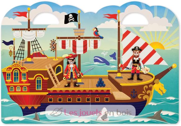 Puffy Stickers Play Set - Pirate MD-19102 Melissa & Doug 2