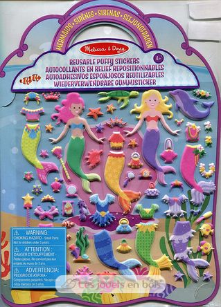 Puffy Sticker Play Set: Mermaid MD-19413 Melissa & Doug 1