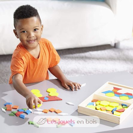 Pattern Blocks and Boards Classic Toy MD-10029 Melissa & Doug 4